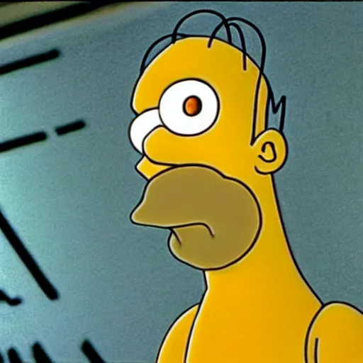 homer simpson, as claymation, still from chicken run ( | Stable Diffusion