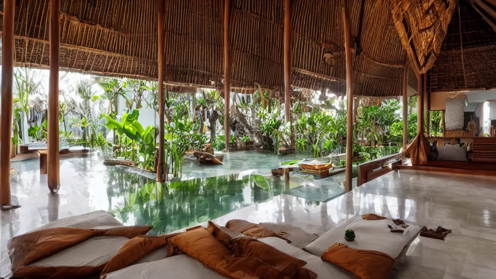 Image similar to bali interior indoor architecture