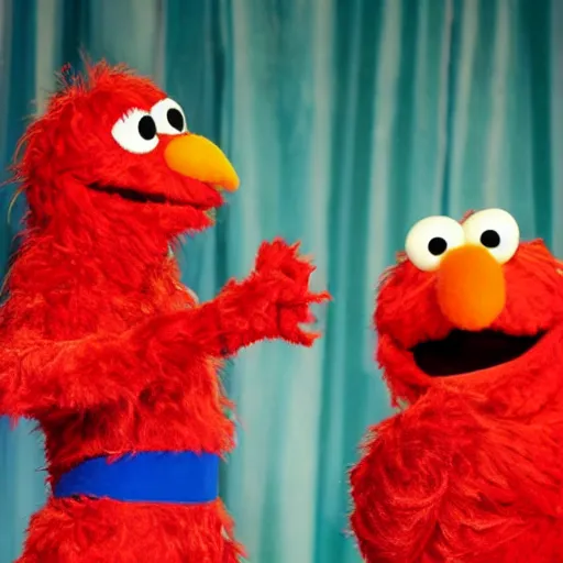 Image similar to in Russia, Elmo tickle you