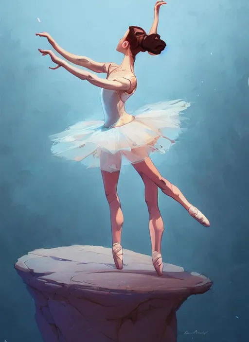 Image similar to ballerina overwhelmed with floating thoughts behance hd artstation by jesper ejsing, by rhads, makoto shinkai and lois van baarle, ilya kuvshinov, ossdraws, that looks like it is from borderlands and by feng zhu and loish and laurie greasley, victo ngai, andreas rocha