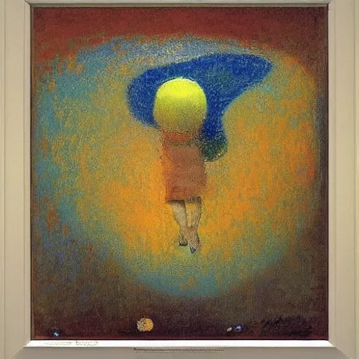 Image similar to incubator for the emergence of new souls style by odilon redon