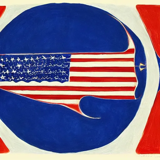 Image similar to patriotic leviathan painted by jasper johns in style of authoritarian propaganda