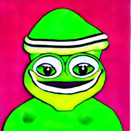 Image similar to happy pepe artstaion