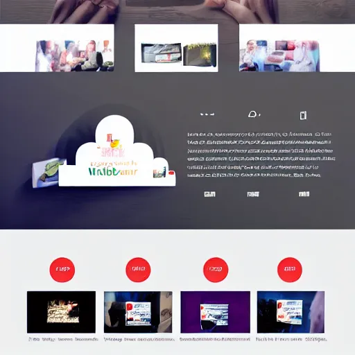 Image similar to website design vivid concept