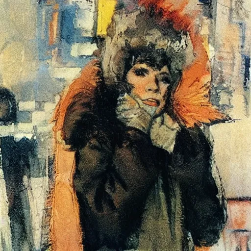 Image similar to “by Bernie Fuchs”