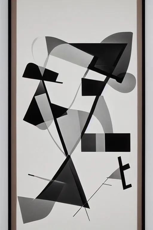 Image similar to an abstract typographic composition by László Moholy-Nagy