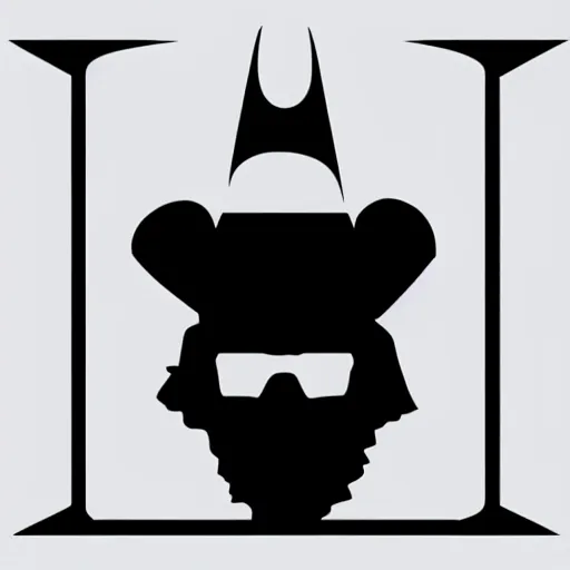 Prompt: jamiroquai logo vector graphic black and white