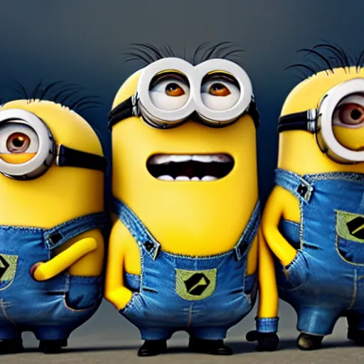 minion pointing and laughing