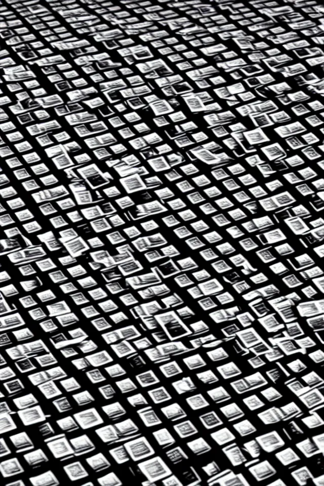 Image similar to billions of stacked computer screens