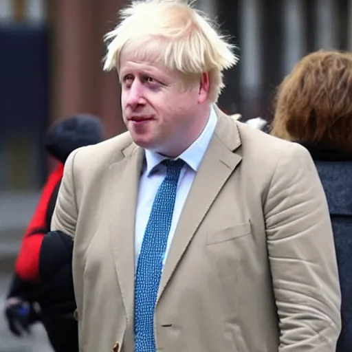 Image similar to boris johnson as a cute girl