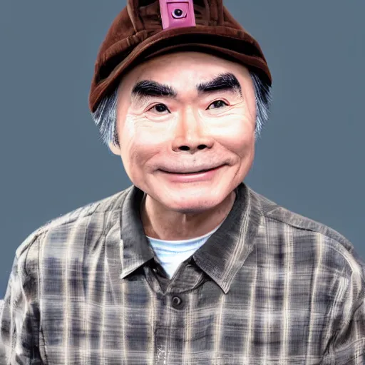 Image similar to photo of a person who looks like a mixture between george takei and walter koenig