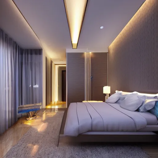 Prompt: contemporary room design, modernism, photorealistic!!!!!!! art style, luminous lighting