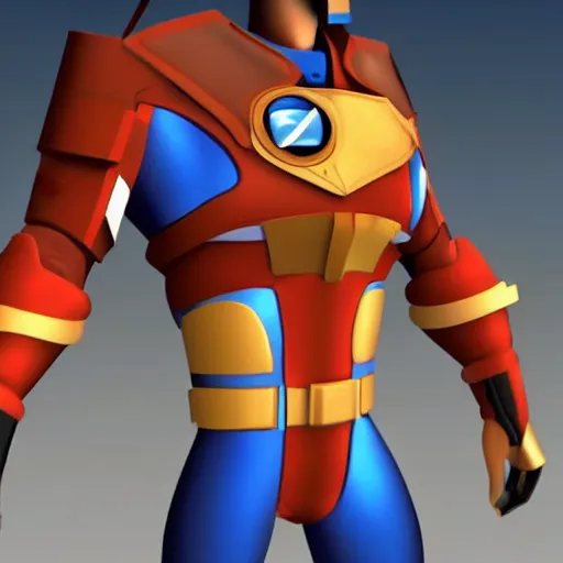 Prompt: Markiplier as Metroman from MegaMind