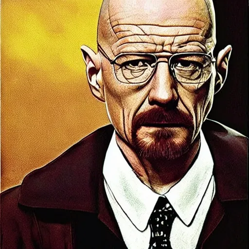 Image similar to walter white in a discord call with gus fring and dobby the house elf, bad camera quality, funny, realistic