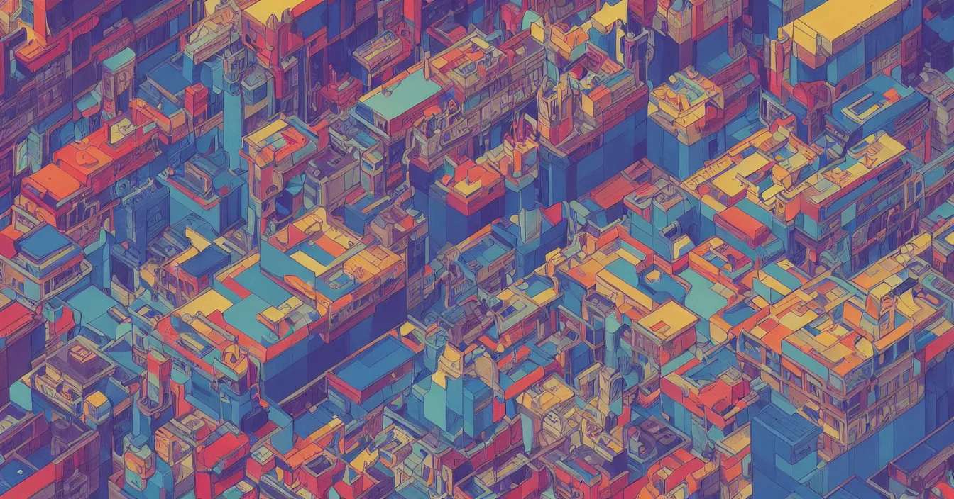 Prompt: excellent painted isometric view of nike air max 1 'pompidou by night', high quality masterpiece painted, patterned background, 4k, trending on artstation, octane render, art by James Jean and artgerm and greg rutkowski and alphonse mucha and craig mullins and James Jean and Andrei Riabovitchev and Marc Simonetti and peter mohrbacher