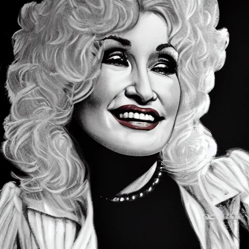 Image similar to young Dolly Parton portrait