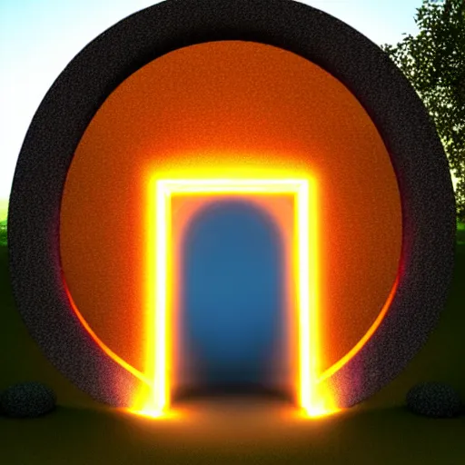 Image similar to a portal to the omnipotent universe