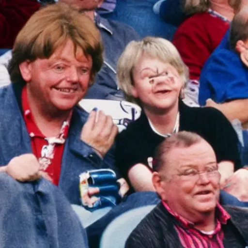 Prompt: photo of hank skank at a krankies game