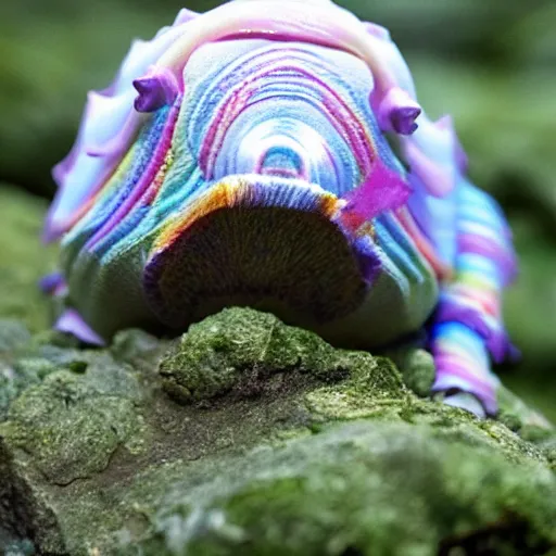 Image similar to photo of a unicorn tardigrade