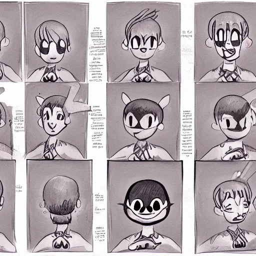 Image similar to anatomy study of animal crossing character in hell, pain, yeltsin