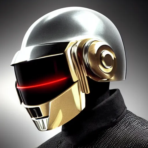 Image similar to daft punk helmet in medieval age, photorealistic, portrait, 8 k detailed