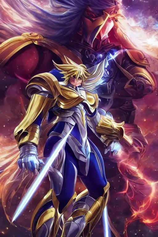 Image similar to 2 0 2 2 knights of the zodiac saint seiya battle for sanctuary hero suit armor comics mask minimalist verytoon nautiljon animes toei animation namco bandai, art by artgerm and greg rutkowski and magali villeneuve