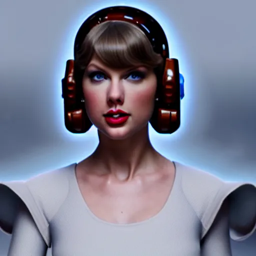 Image similar to Portrait of Taylor Swift as Princess Leia in Star Wars, professional digital painting, smooth, sharp focus, Unreal Engine 5, 8K