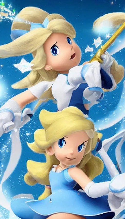 Image similar to Rosalina from Nintendo