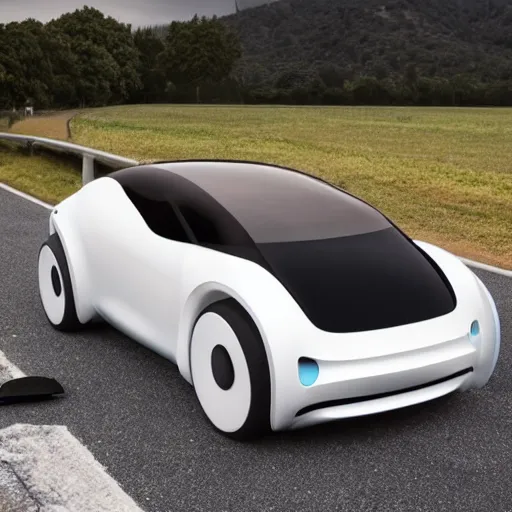 Image similar to apple car concept, product design