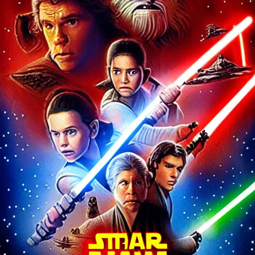 Image similar to the poster for star wars with fruits, a poster by edward george handel lucas, cg society, reimagined by industrial light and magic, movie poster, poster art