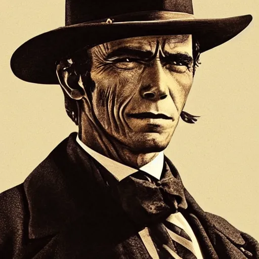 Image similar to an 1 8 0 0 s photo of barrack obama playing the role of clint eastwood, squinting at high noon, in the style of a clint eastwood movie, the good, the bad and the ugly, vibe, glory days, mount rushmore, justice, american flag, independence, patriotism, black and white, artgerm