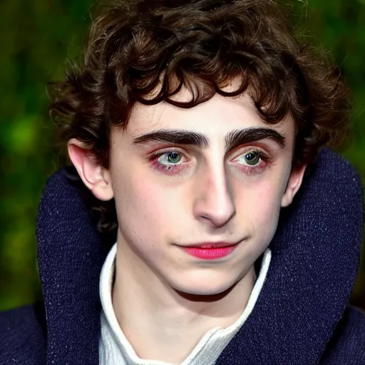 Image similar to timothee chalamet as harry osbourne