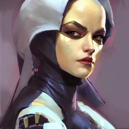 Image similar to greg manchess portrait painting of partially armored marie d'arcanto alias rogue as overwatch character, medium shot, asymmetrical, profile picture, organic painting, sunny day, matte painting, bold shapes, hard edges, street art, trending on artstation, by huang guangjian and gil elvgren and sachin teng