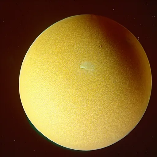 Image similar to planet lemon, photo by hubble telescope