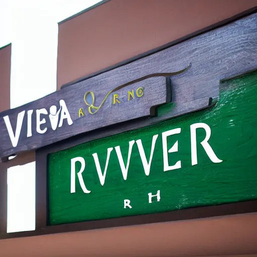 Image similar to restaurant logo for Riviera