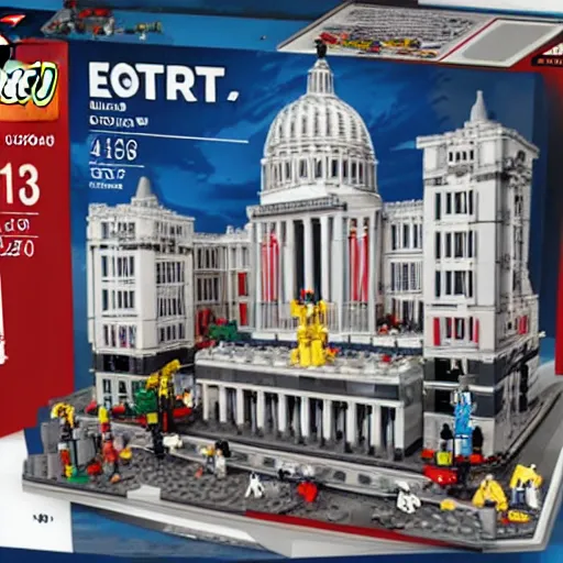 Image similar to concept art for a new 2 0 2 0 united states election lego set