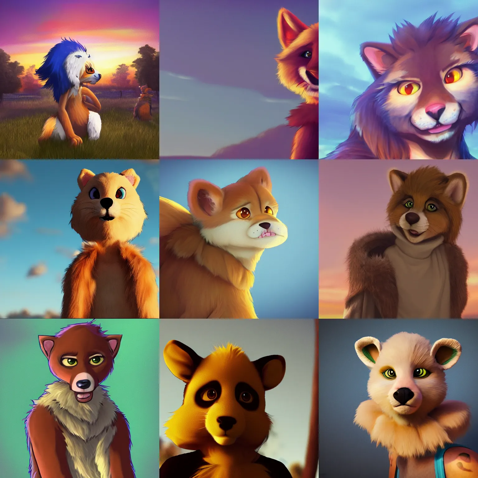 Prompt: a real cute furry male fursona | | dmt, golden hour, 3 : 2 aspect ratio, photorealistic