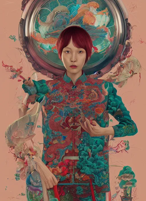 Image similar to chinese :: by Martine Johanna and Simon Stålenhag and Chie Yoshii and Casey Weldon and wlop :: ornate, dynamic, particulate, rich colors, intricate, elegant, highly detailed, centered, artstation, smooth, sharp focus, octane render, 3d