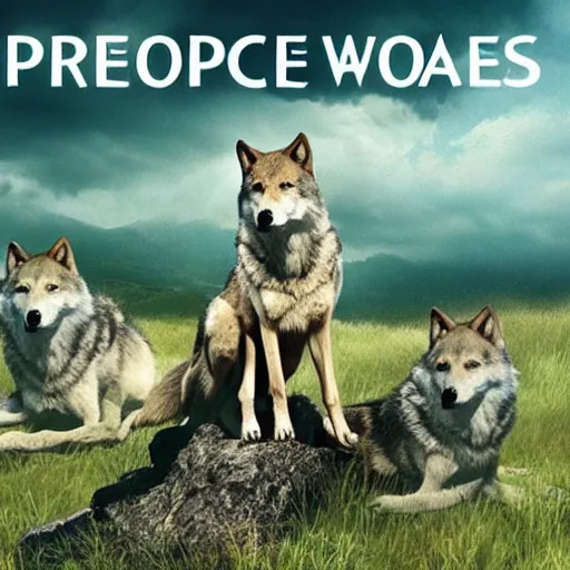 Prompt: a precipice before, wolves behind