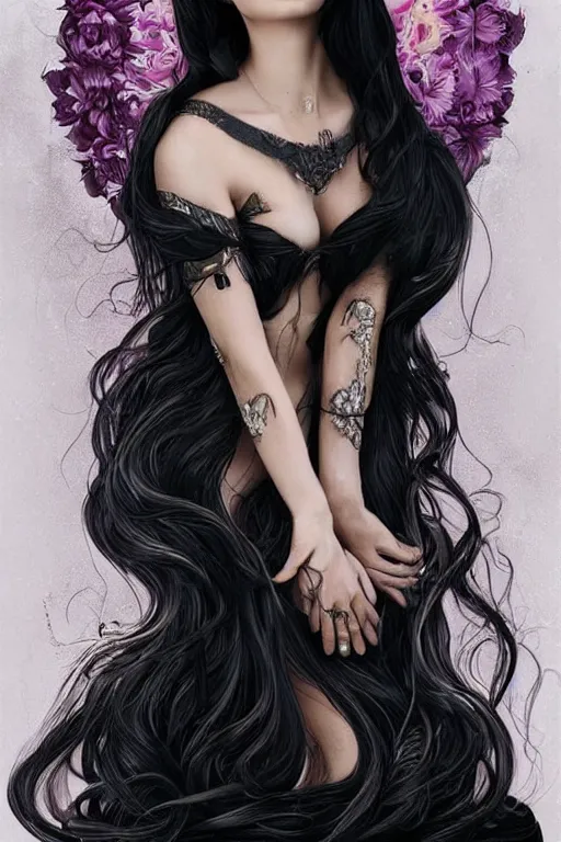 Prompt: beautiful middle eastern woman posing with braided black hair, full body, in the style of Anna Dittman, fashion photography, portrait, photoshoot