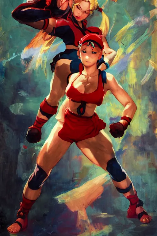 Movie poster of Street Fighter, Cammy, by Rockin Jelly, Stable Diffusion