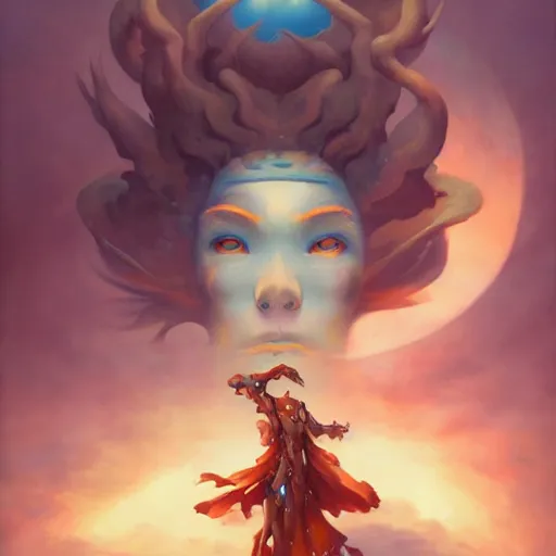 Prompt: The king of the sun by Peter Mohrbacher + Hayao Myazaki