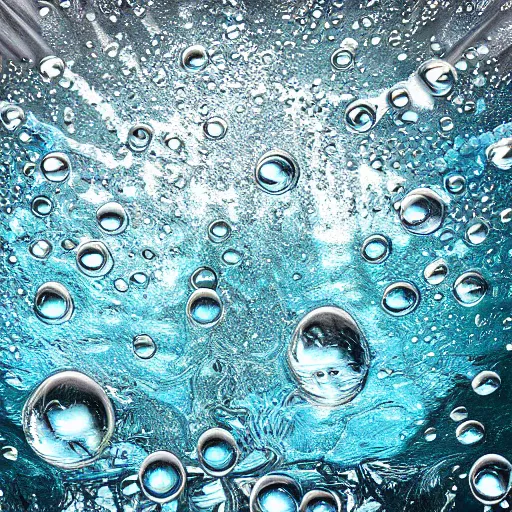 Image similar to abstract water art with bubbles