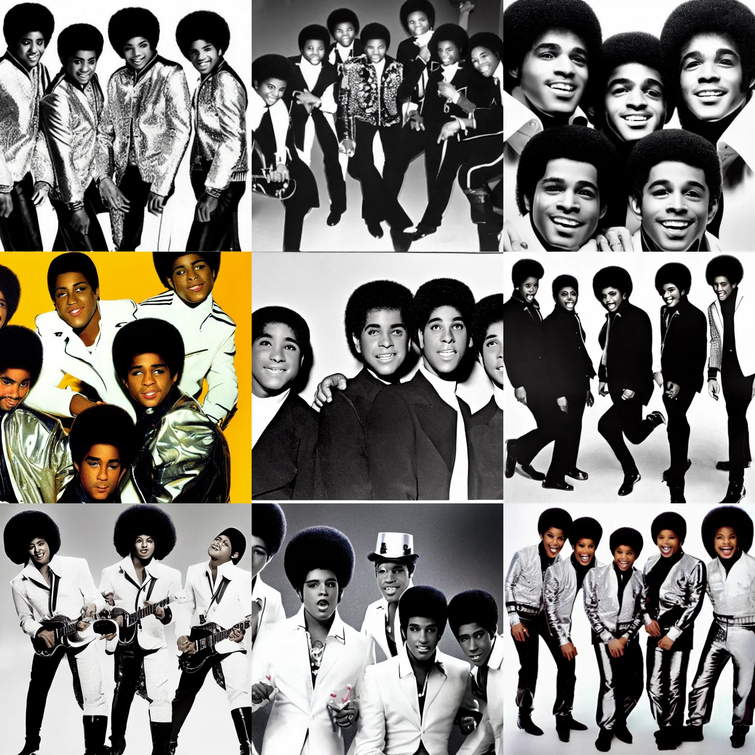 Prompt: the jackson 5 guys