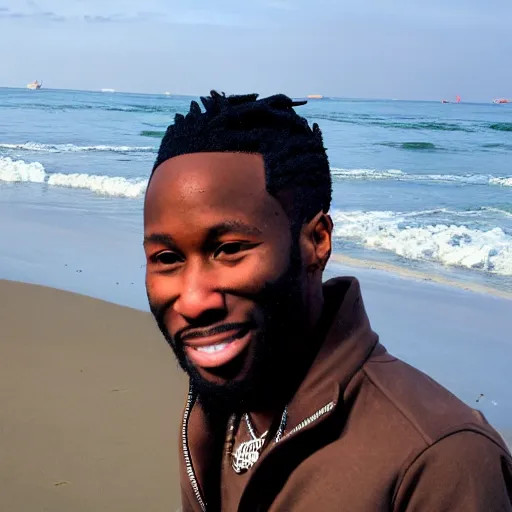 Image similar to glizzy on the beach