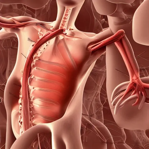 Image similar to 3 d render of medical illustration on anatomy