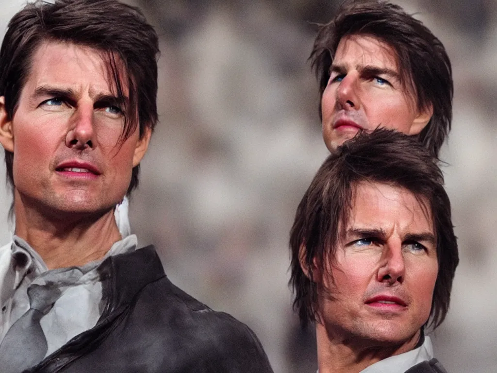 Image similar to tom cruise as a demon