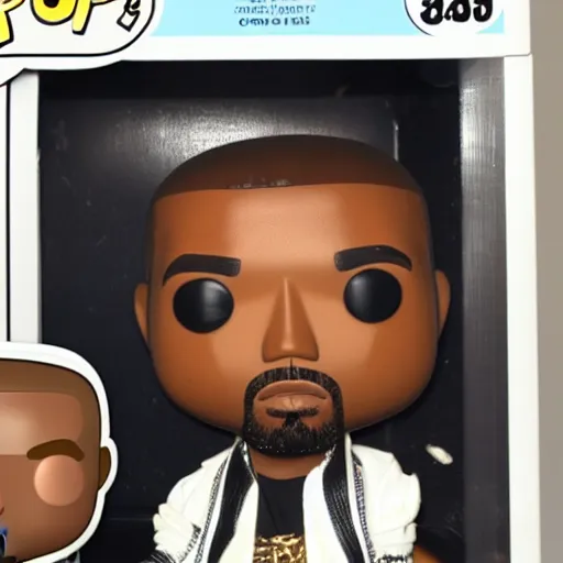 Image similar to Kanye West as a funko pop