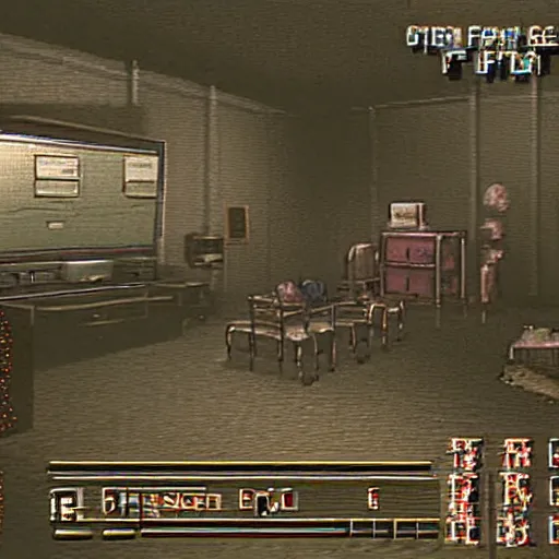 Image similar to archival photo of a screenshot from an anomalous 1990s PC game.