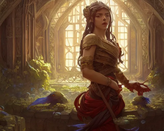 Prompt: a room filled with 1 0 0 0 different people from everywhere ever, deep focus, d & d, fantasy, intricate, elegant, highly detailed, digital painting, artstation, concept art, matte, sharp focus, illustration, hearthstone, art by artgerm and greg rutkowski and alphonse mucha